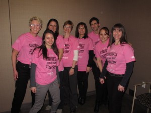 Our office participated in Pink Shirt Day — because nobody likes a bully!