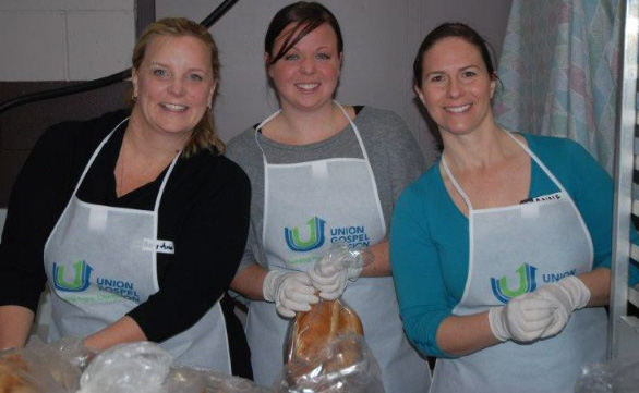 Grandview Corners Dental & Wellness Centre Staff Help Serve Meals at Union Gospel Mission Centres